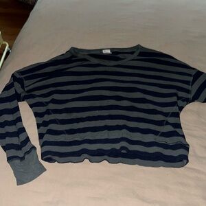 Aerie, XL, blue/ green striped, sweater